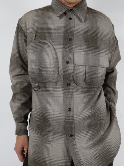 LS WOOL FIELD UTILITY SHIRT (M/O)