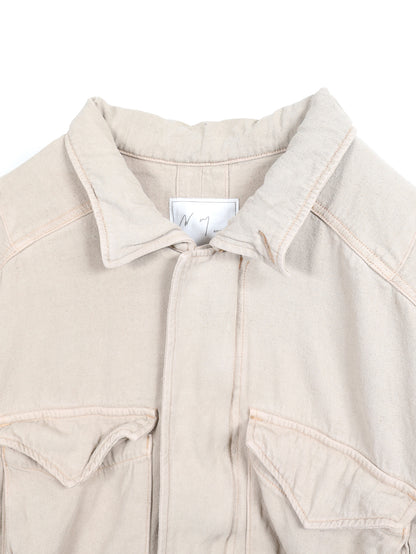 SILK SUEDE FIELD JACKET