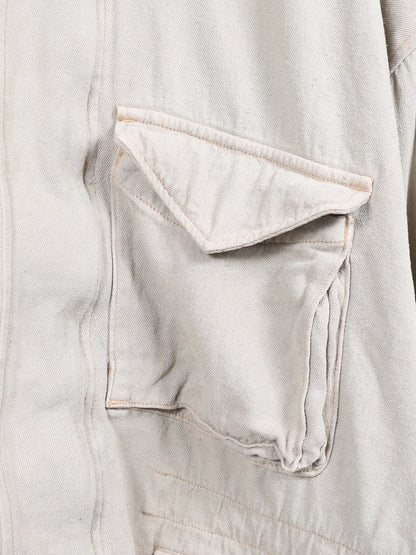 SILK SUEDE FIELD JACKET