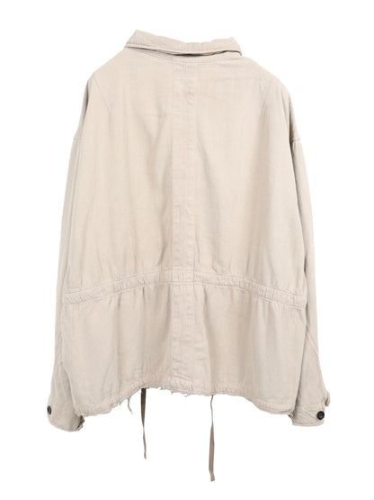 SILK SUEDE FIELD JACKET