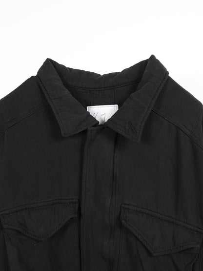 SILK SUEDE FIELD JACKET