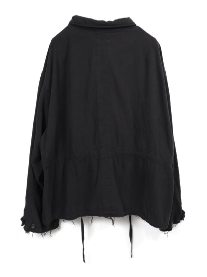 SILK SUEDE FIELD JACKET