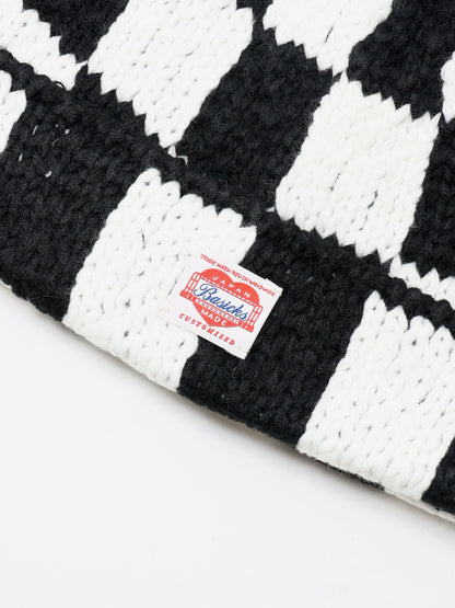 Checkered Flag Bear Beanie