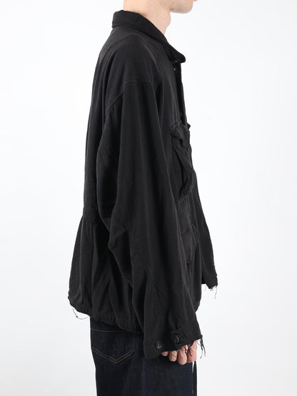 ANCELLM　SILK SUEDE FIELD JACKET