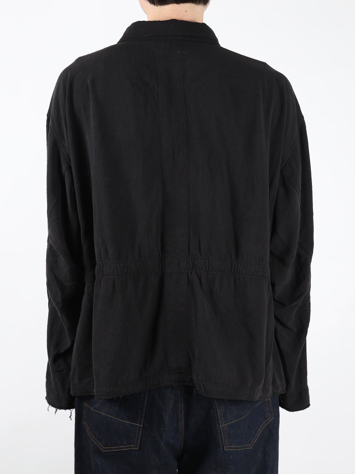 ANCELLM　SILK SUEDE FIELD JACKET