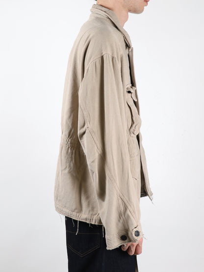ANCELLM　SILK SUEDE FIELD JACKET