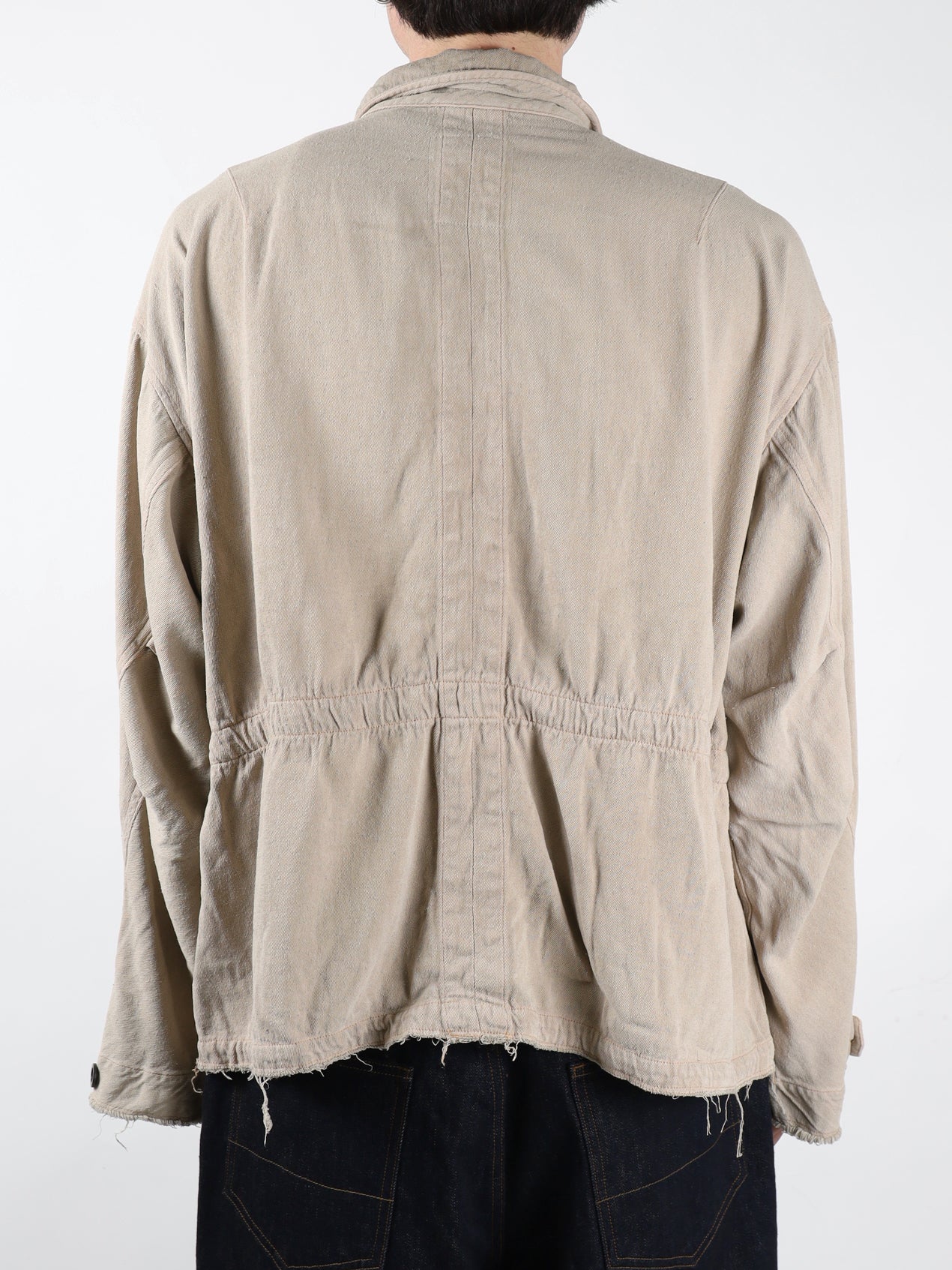 ANCELLM SILK SUEDE FIELD JACKET – KIKUNOBU