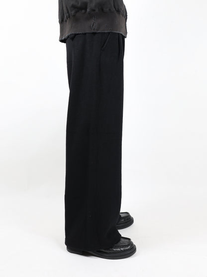 ANCELLM　WOOL WIDE EASY TUCK SLACKS