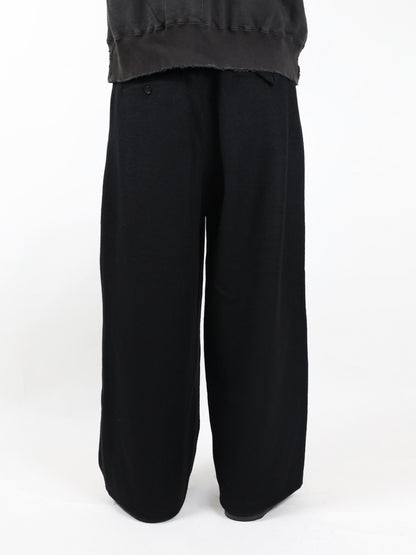ANCELLM　WOOL WIDE EASY TUCK SLACKS