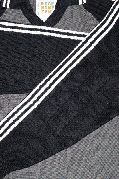 RICE NINE TEN　KNITTED GOALEE SWEATER