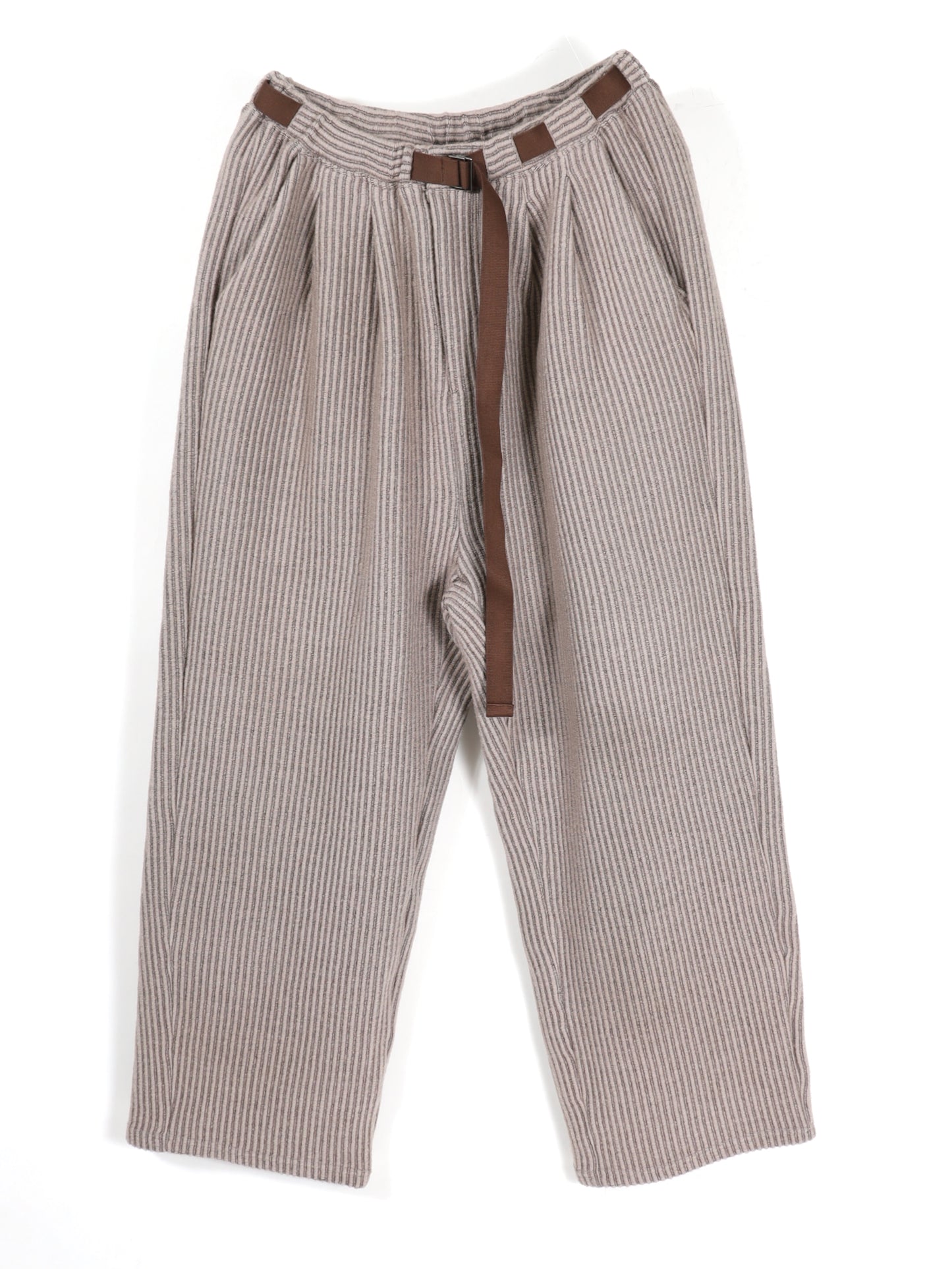 WOOLCORD BELTLESS SLACKS