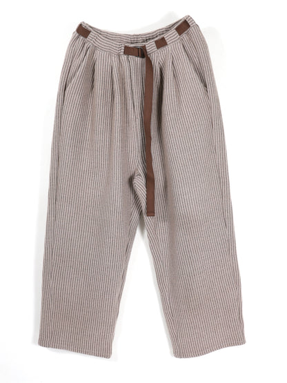 WOOLCORD BELTLESS SLACKS