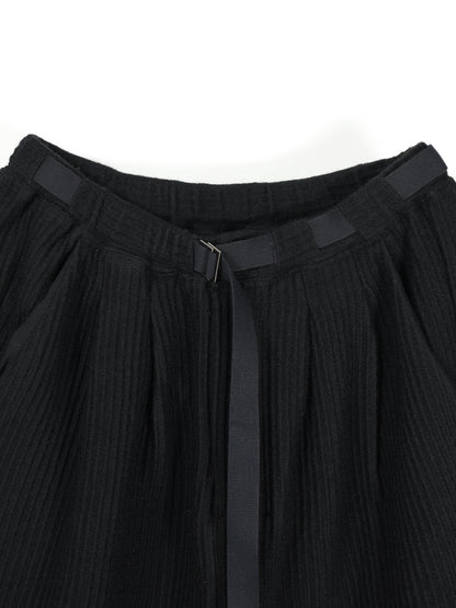 WOOLCORD BELTLESS SLACKS