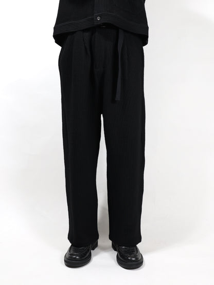 WOOLCORD BELTLESS SLACKS