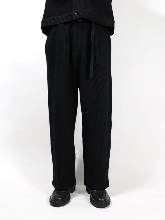 WOOLCORD BELTLESS SLACKS