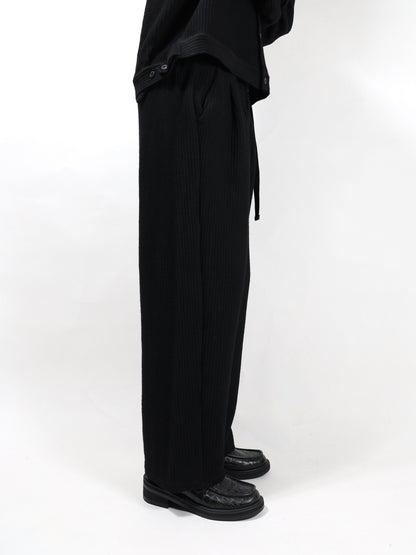 WOOLCORD BELTLESS SLACKS