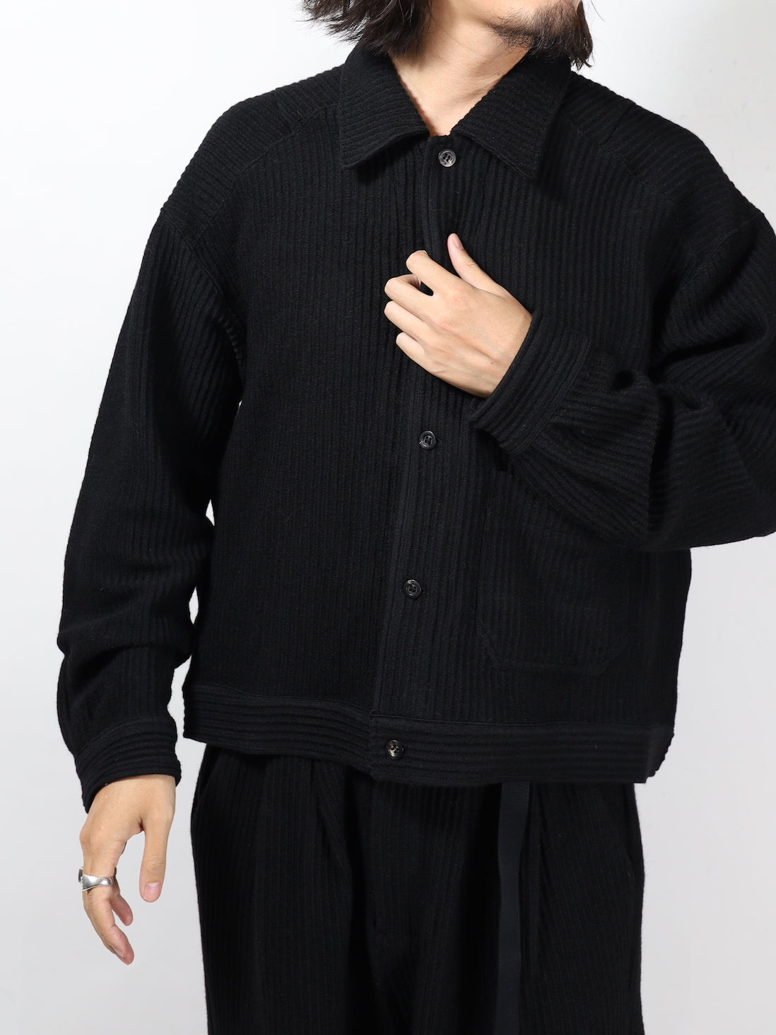 WOOL CORDUROY WORK SHIRT JACKET