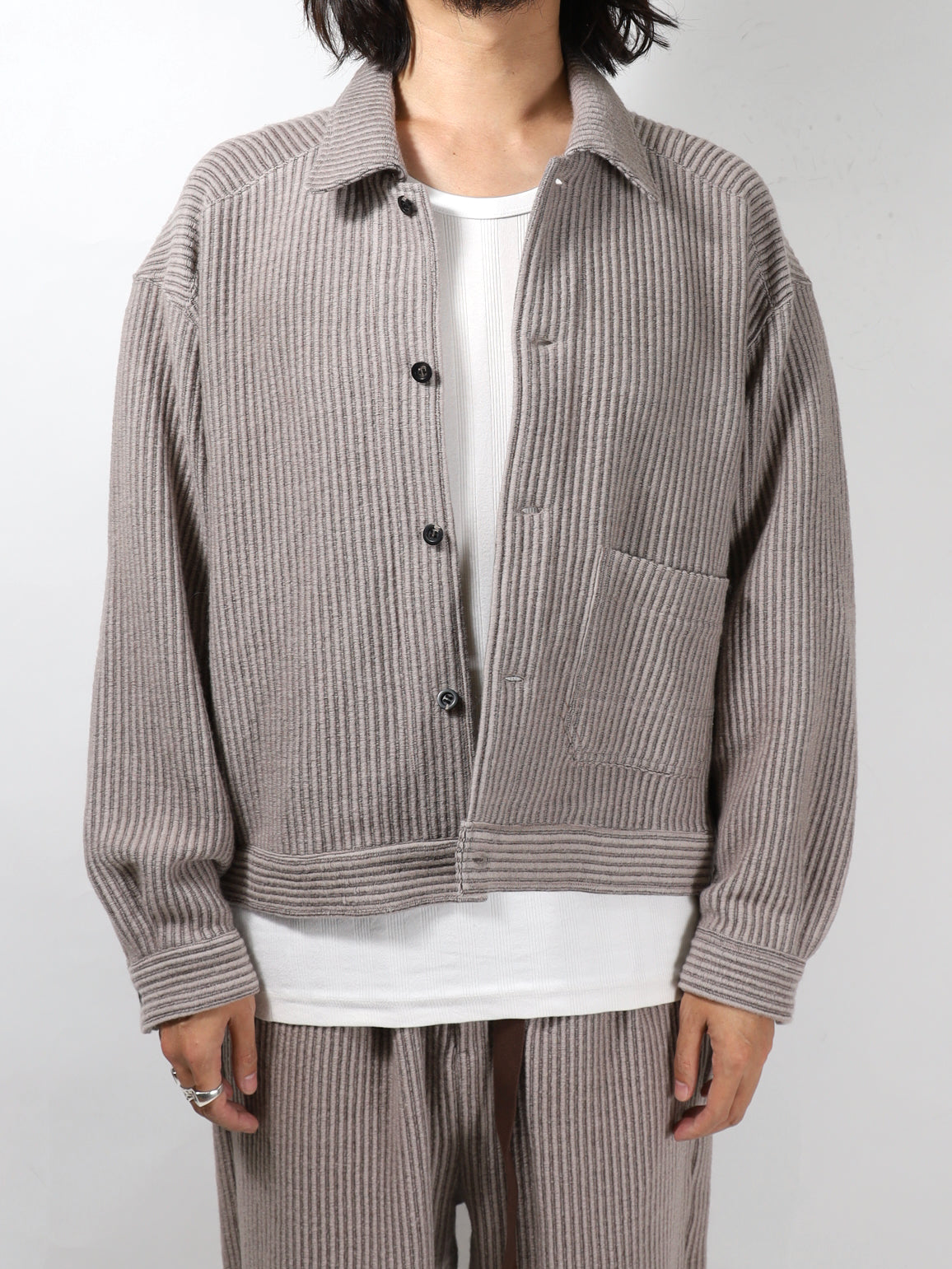 WOOL CORDUROY WORK SHIRT JACKET