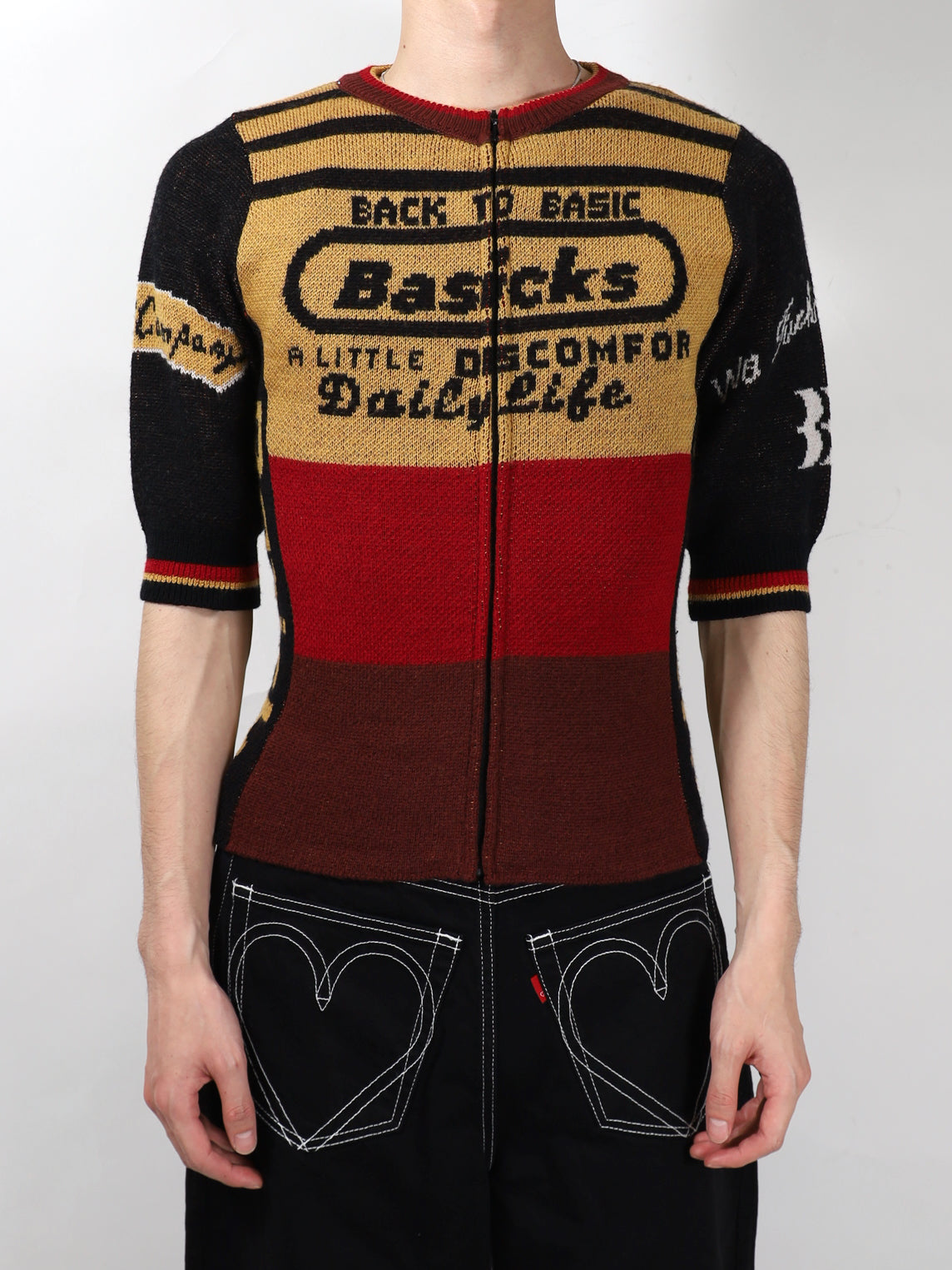 BASICKS　CYCLING HALF SLEEVE KNIT