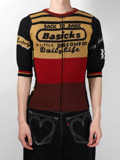 BASICKS　CYCLING HALF SLEEVE KNIT