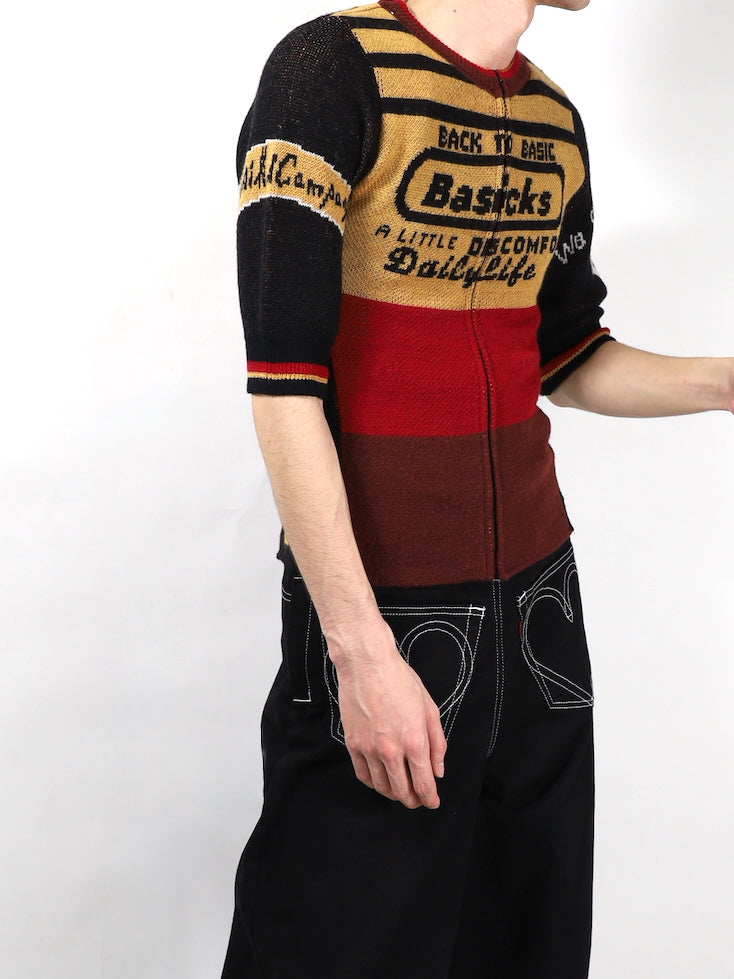 BASICKS　CYCLING HALF SLEEVE KNIT