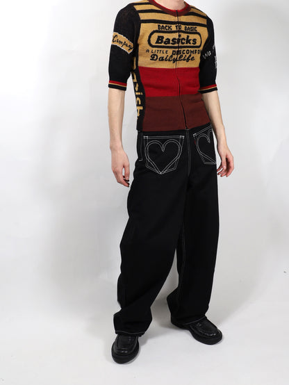 BASICKS　Back / Front Barrel Denim