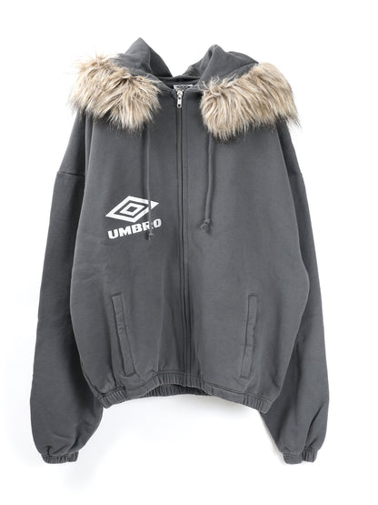 Fur Masked Hoodie