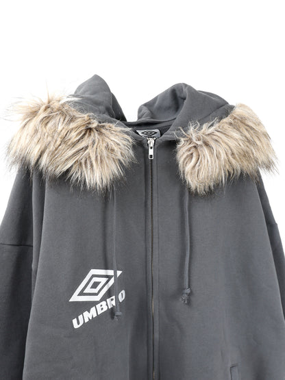 Fur Masked Hoodie