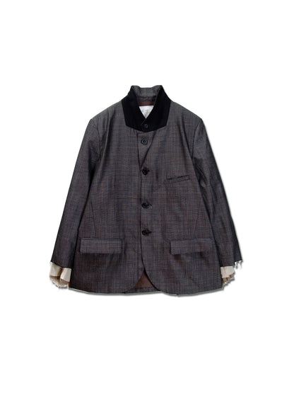 ANCELLM　LAYERED TAILORED JACKET