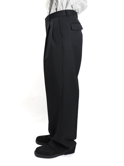 WIDE PLEATED TROUSER