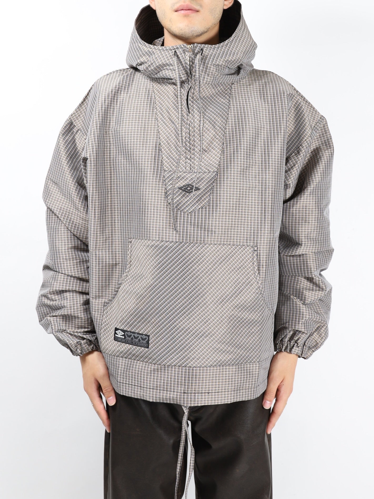 Masked Check Anorak