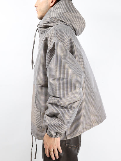 Masked Check Anorak