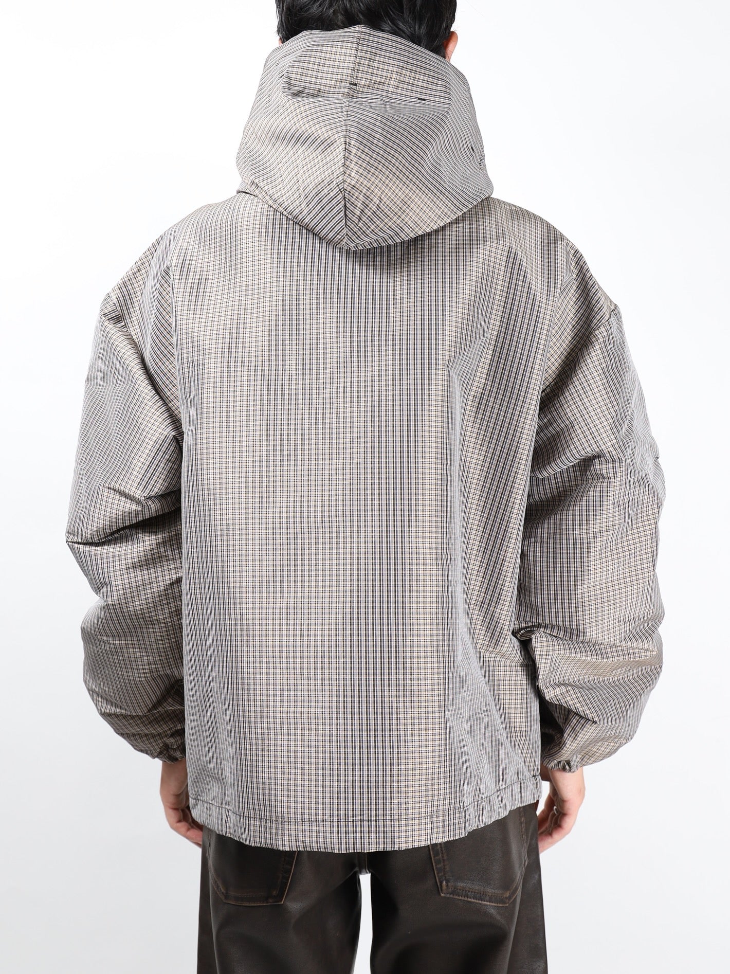 Masked Check Anorak
