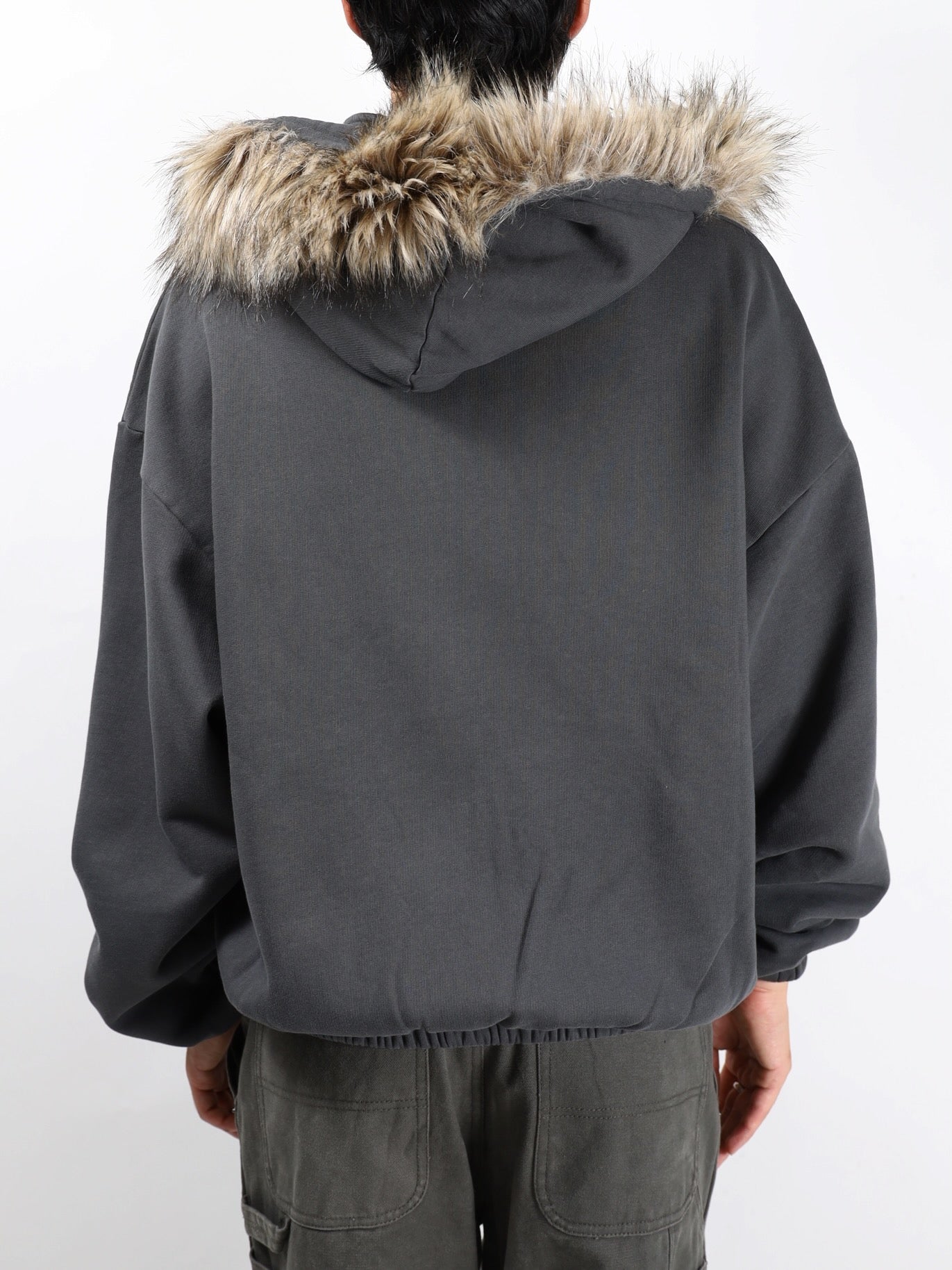 Fur Masked Hoodie