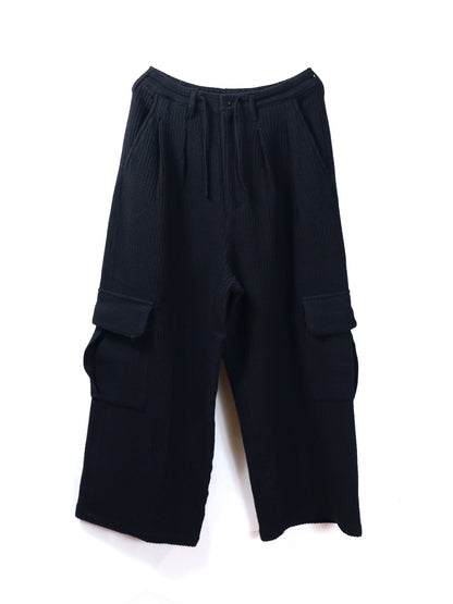 WOOL CORDUROY CARGO SLACKS