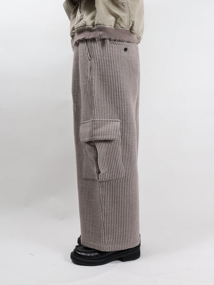 WOOL CORDUROY CARGO SLACKS