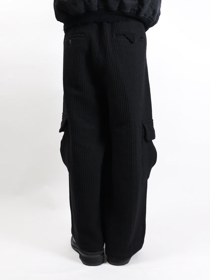 WOOL CORDUROY CARGO SLACKS