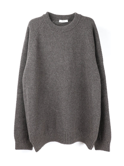 LAMBS WOOL CREWNECK SWEATER