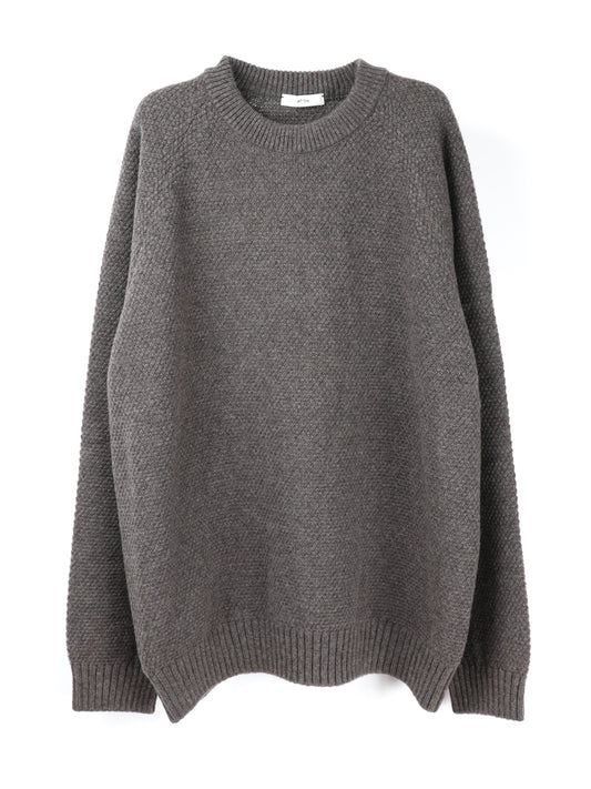 LAMBS WOOL CREWNECK SWEATER