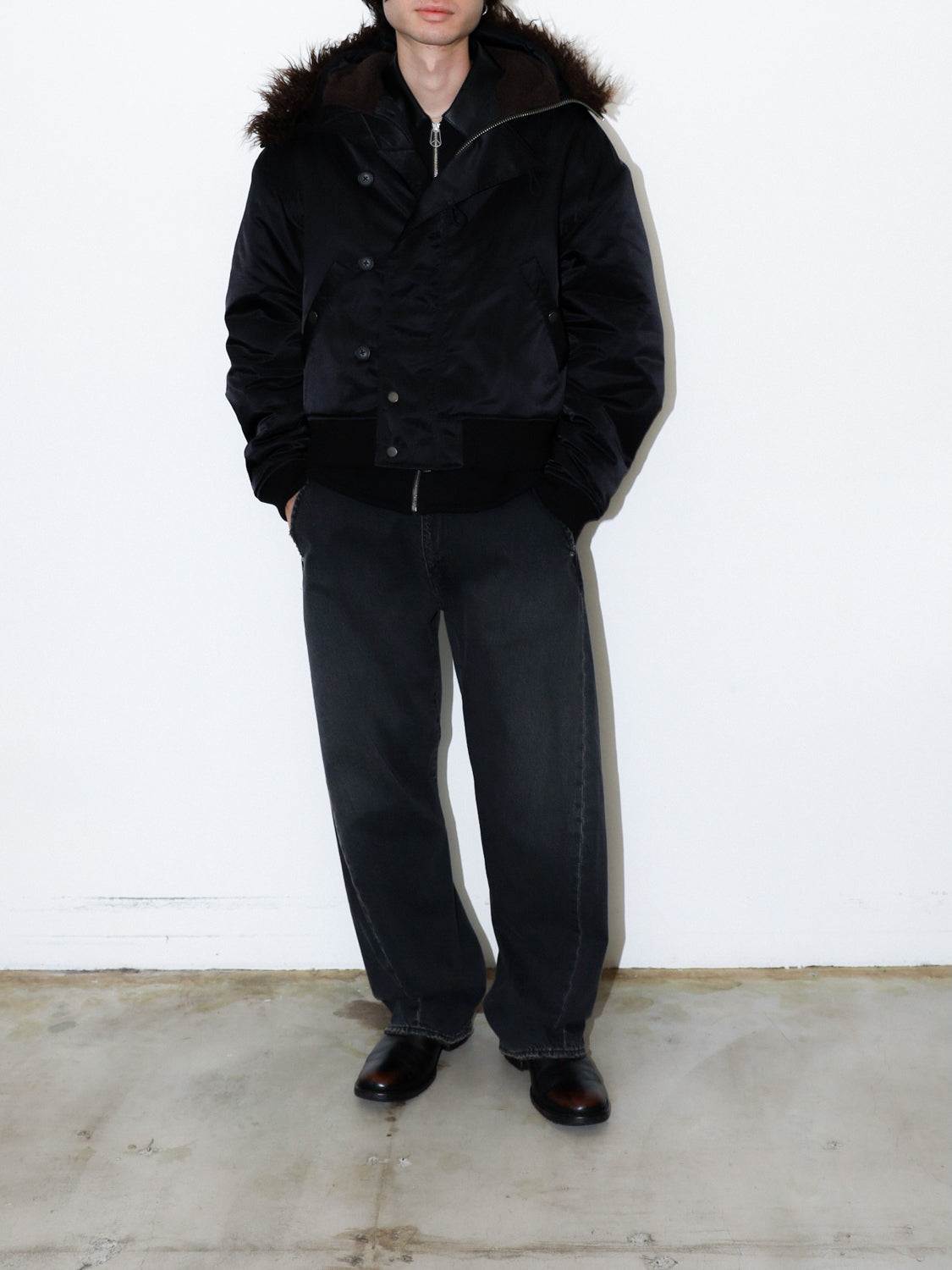 OL　USED 3D CUTTING DENIM PANTS