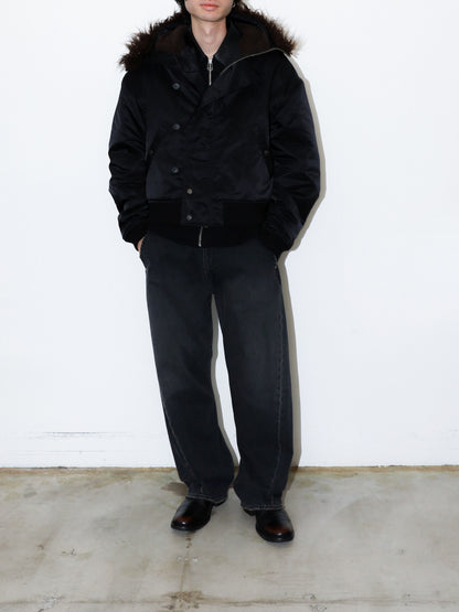 OL　USED 3D CUTTING DENIM PANTS