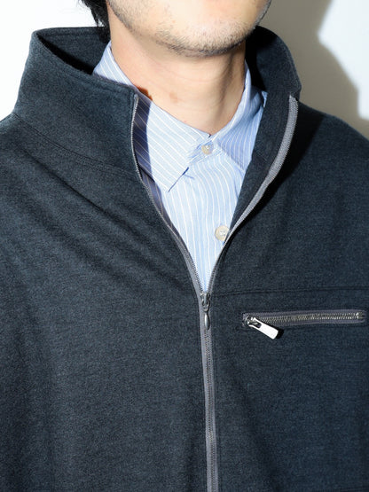 WOOL HALF ZIP