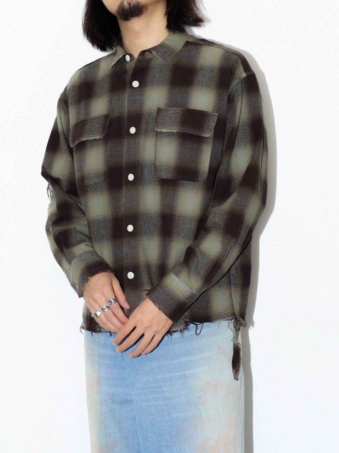 JIEDA NEL DAMAGE CHECK SHIRT – KIKUNOBU