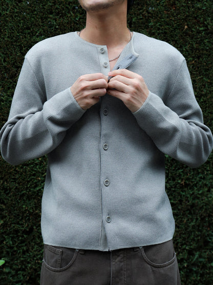 STRIPE BUTTON UP CARDIGAN