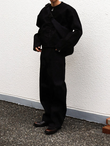 ROTOL　TRIPLE SEAMS 6P DENIM WIDE BLACK