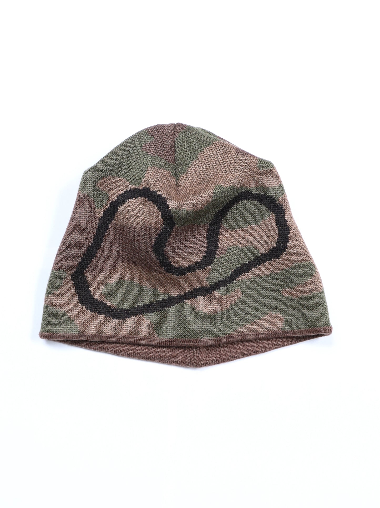 CAMOUFLAGE J LOGO KNIT CAP