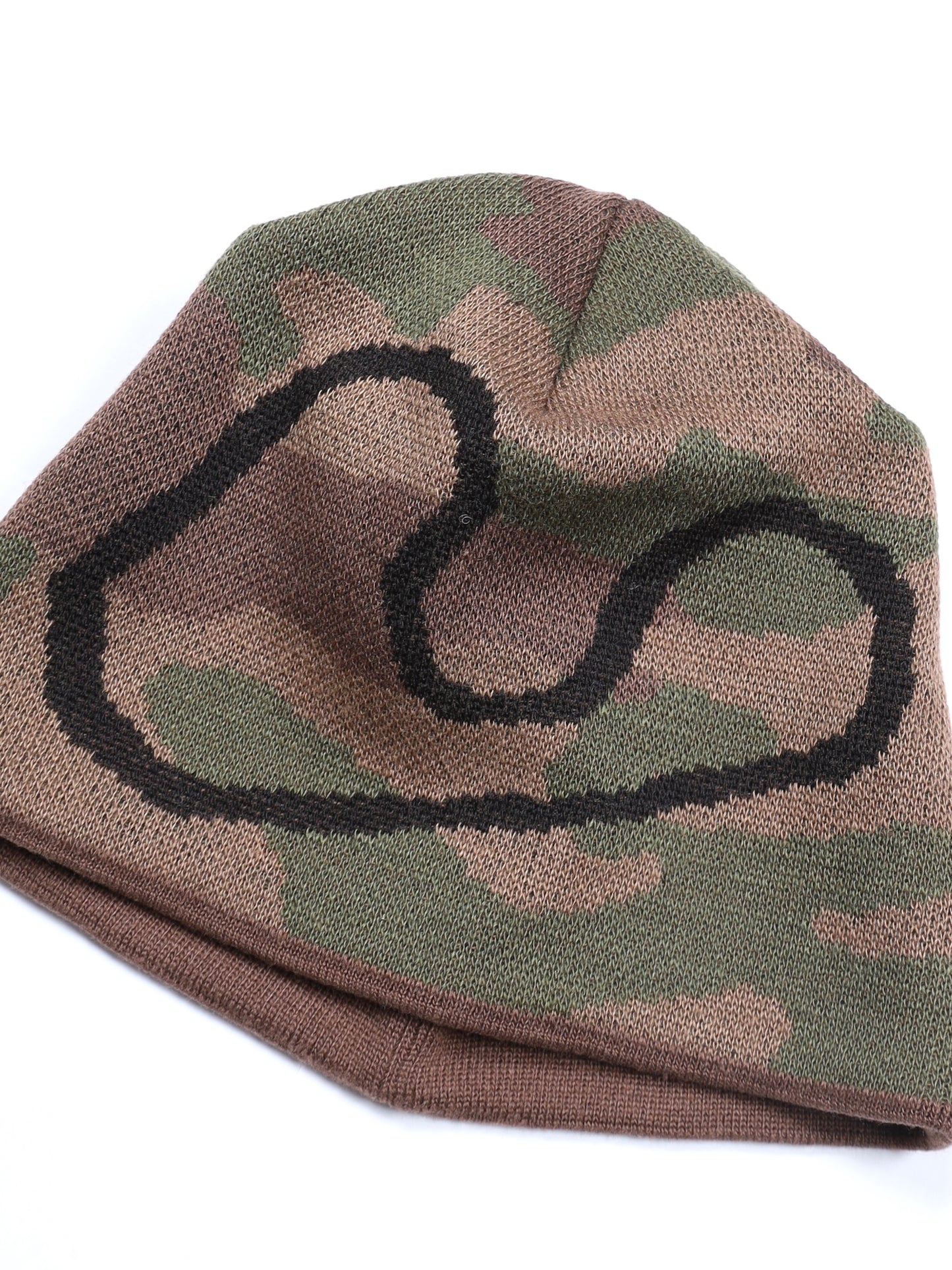 CAMOUFLAGE J LOGO KNIT CAP