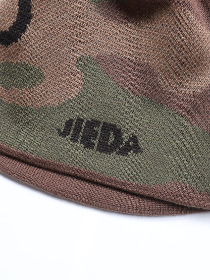 CAMOUFLAGE J LOGO KNIT CAP