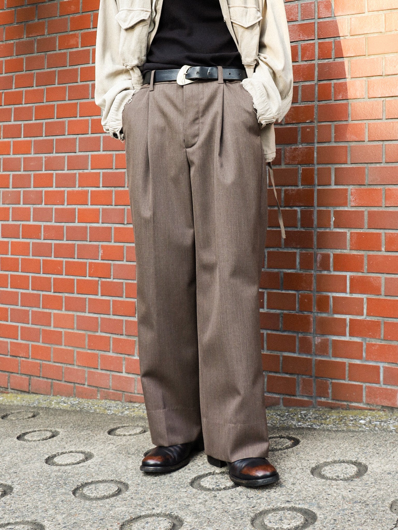 パンツ refomed TARP WOOL SLACKS\