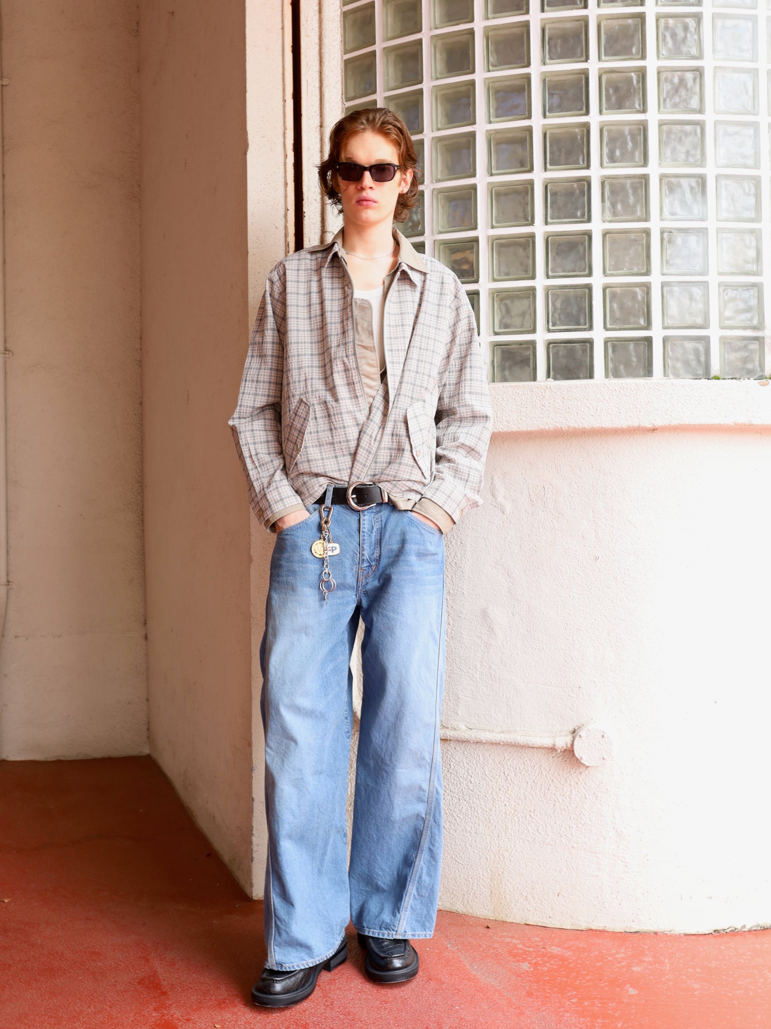 JIEDA SEERSUCKER ZIP SHIRT – KIKUNOBU